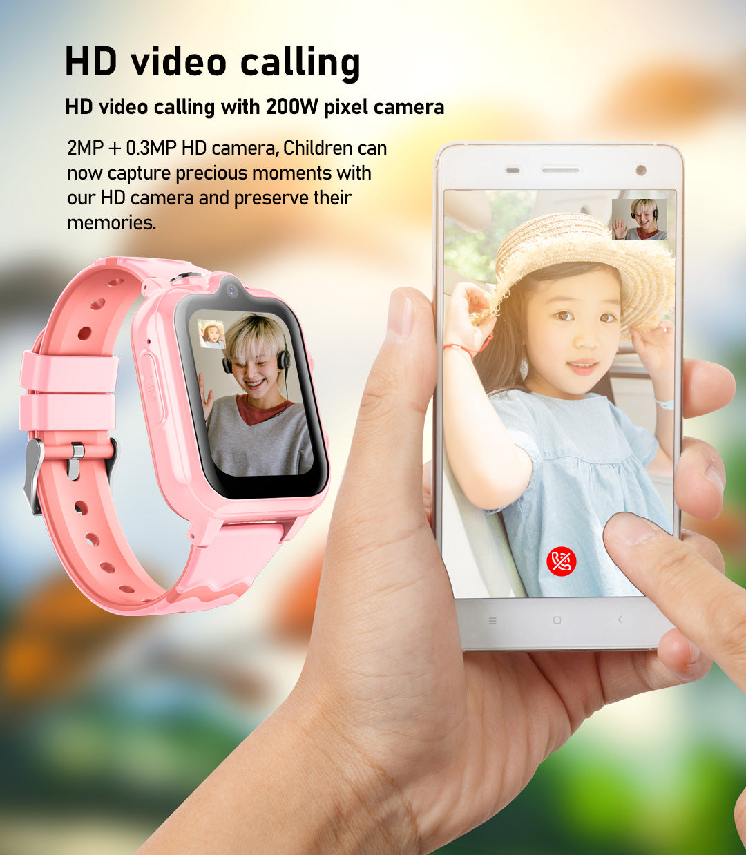 Children’s GPS Smartwatch – Video Calls, Tracking, and Fun Features