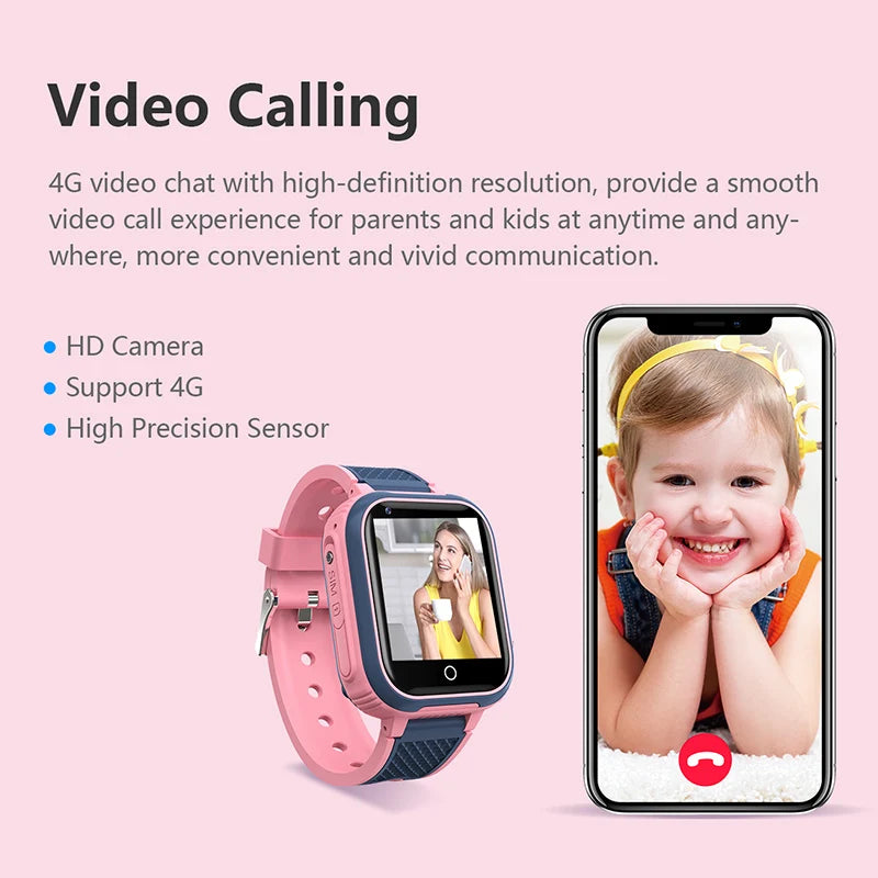 LT21 4G Kids Smart Watch - GPS, Video Call, Waterproof