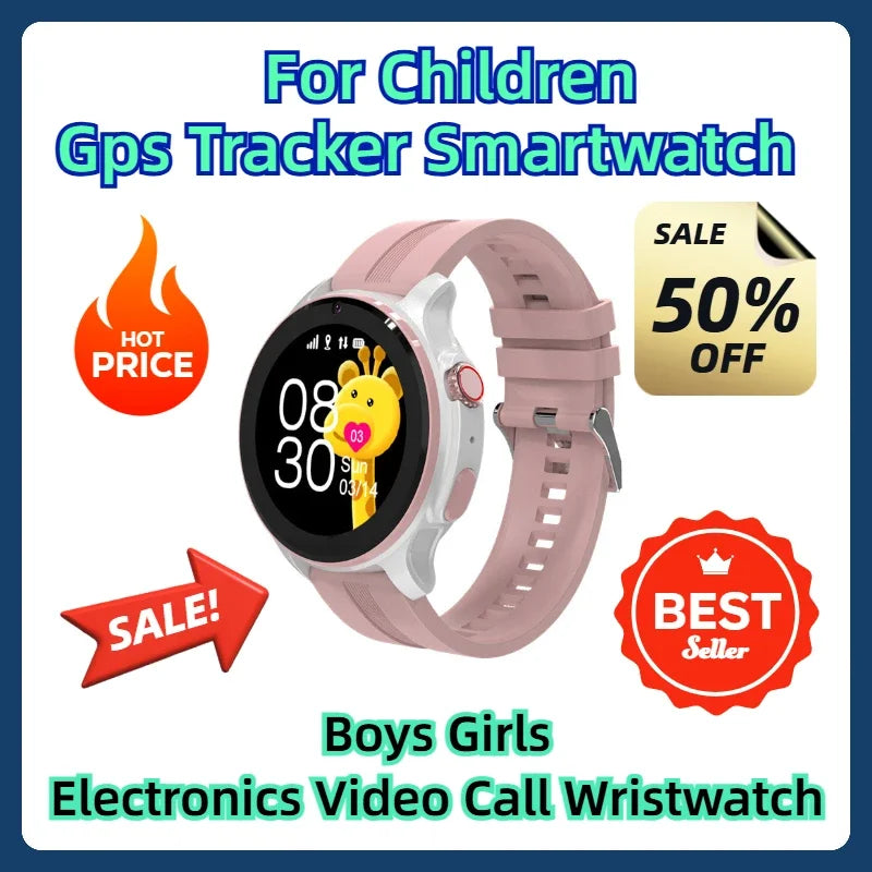 Kids’ GPS Smartwatch – Video Calling, Fitness Tracking, and 4G Connectivity