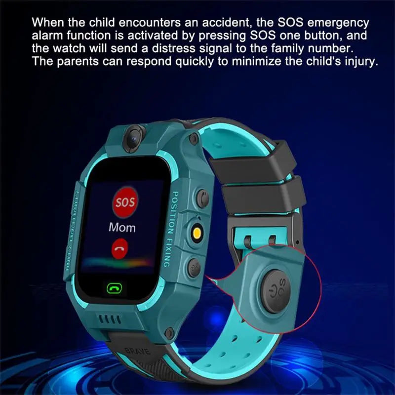 2023 Smart Kids Waterproof Watch with LBS Tracking & SOS