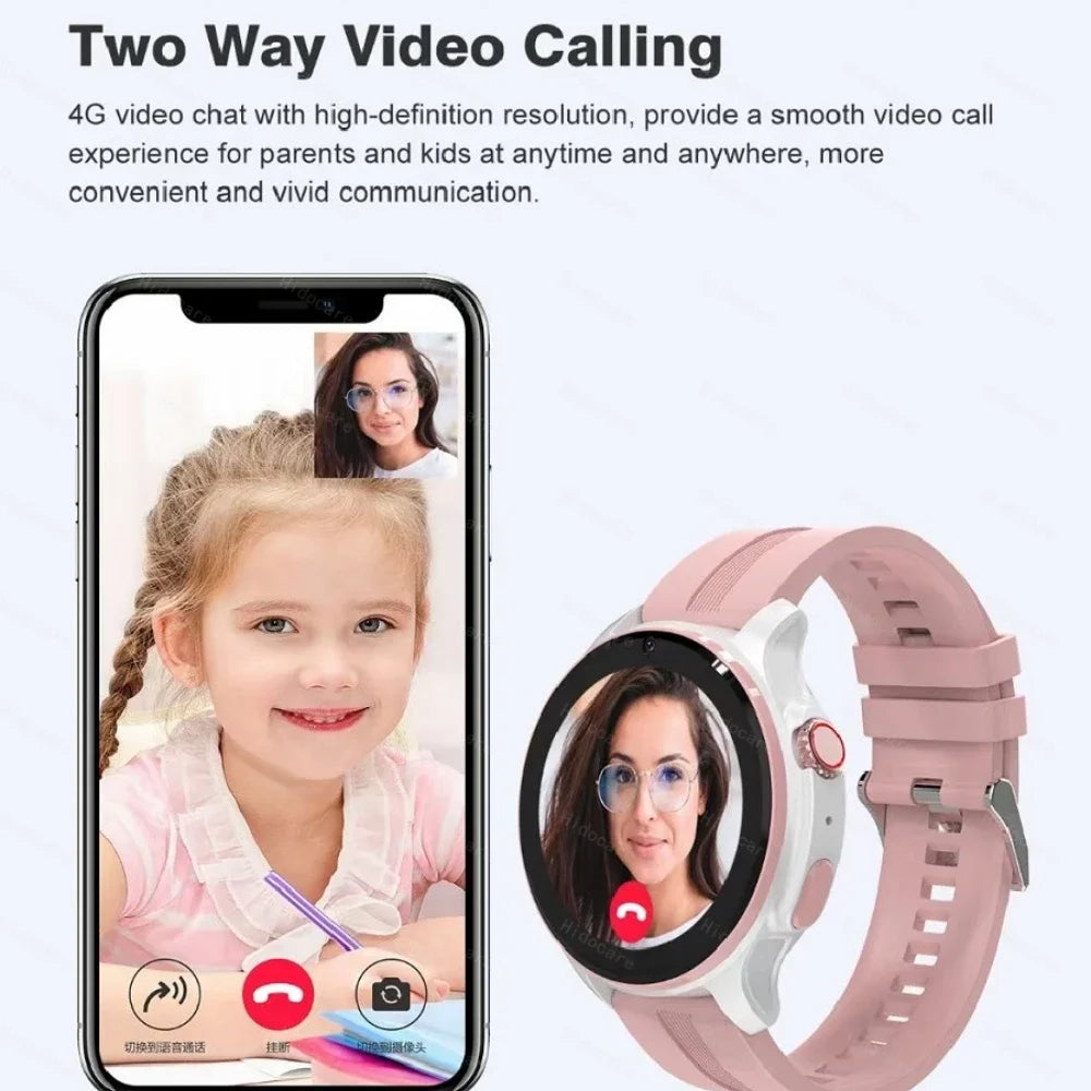 Kids’ GPS Smartwatch – Video Calling, Fitness Tracking, and 4G Connectivity